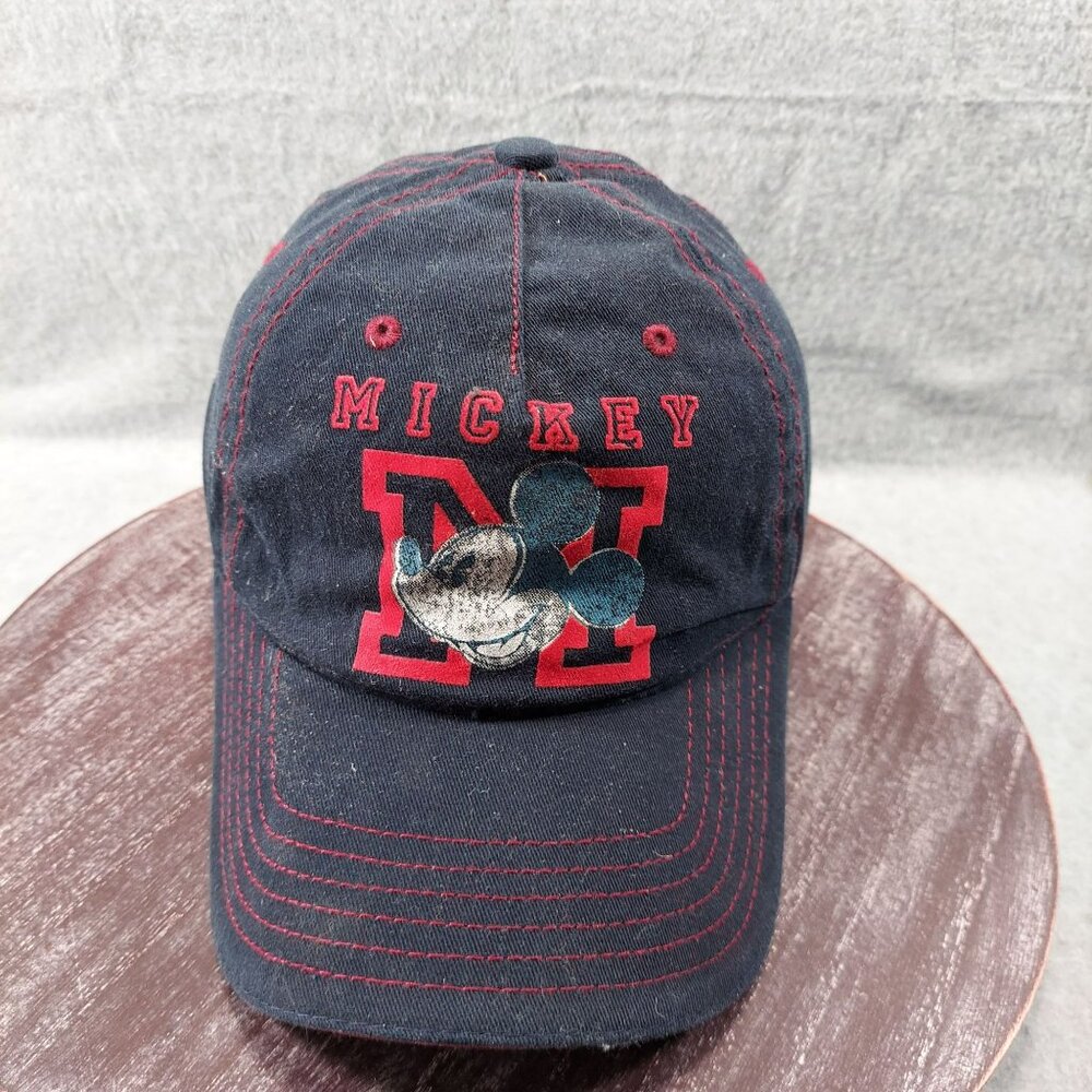Disney Mickey Mouse Youth Blue Adjustable Cap Embroidered Walt Disney World